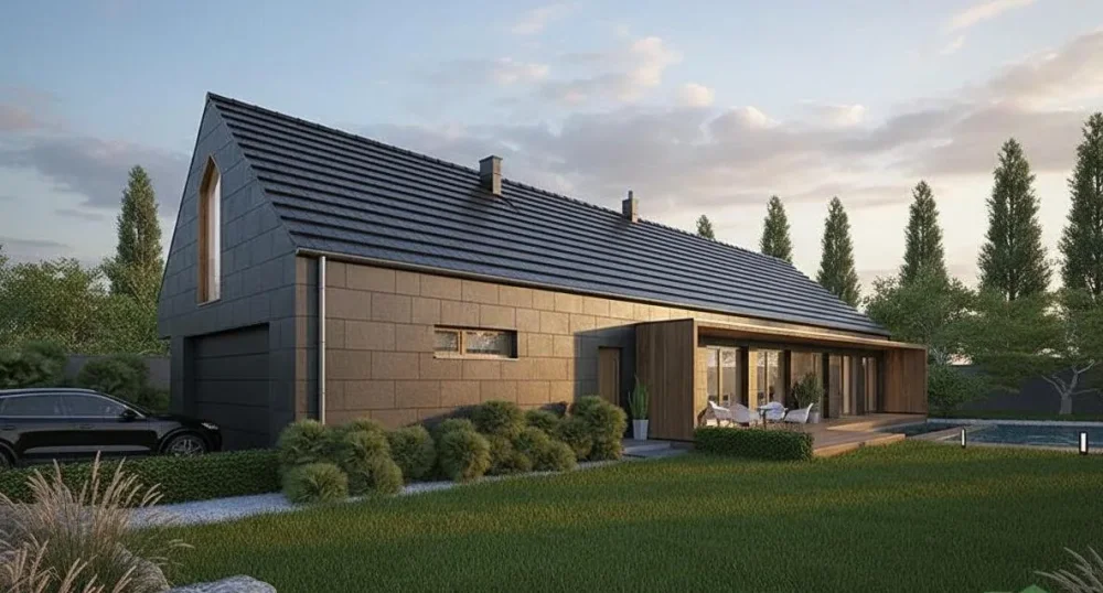 Проект Одноэтажный дом 8 на 26, 165 м2