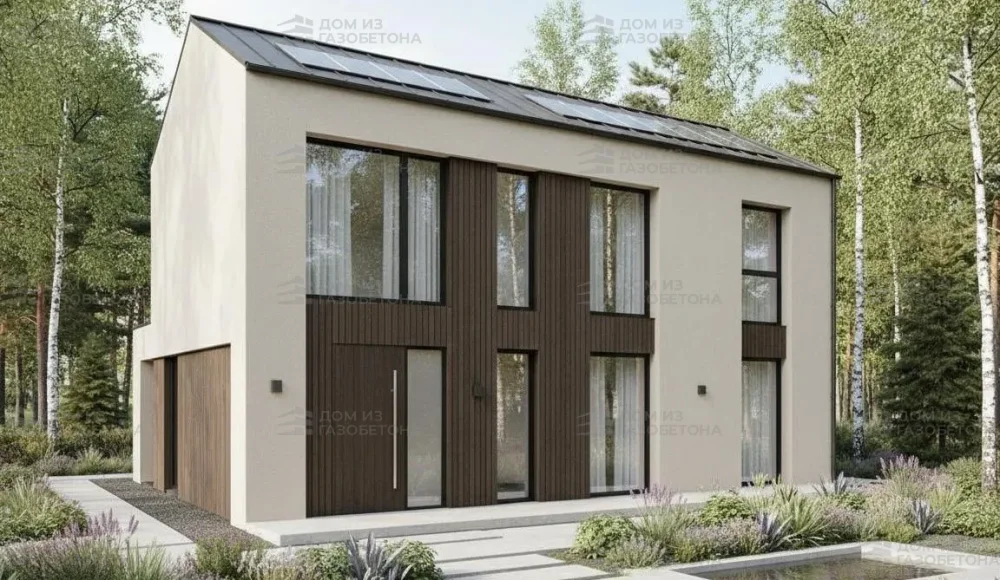 Проект Двухэтажный дом 14 на 12, 139 м2