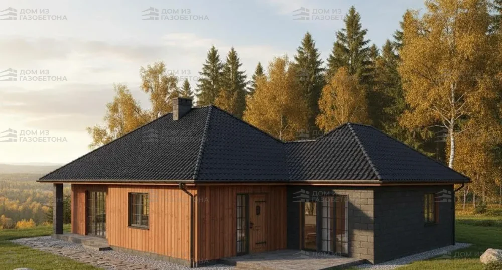 Проект Двухэтажный дом 16 на 13, 148 м2