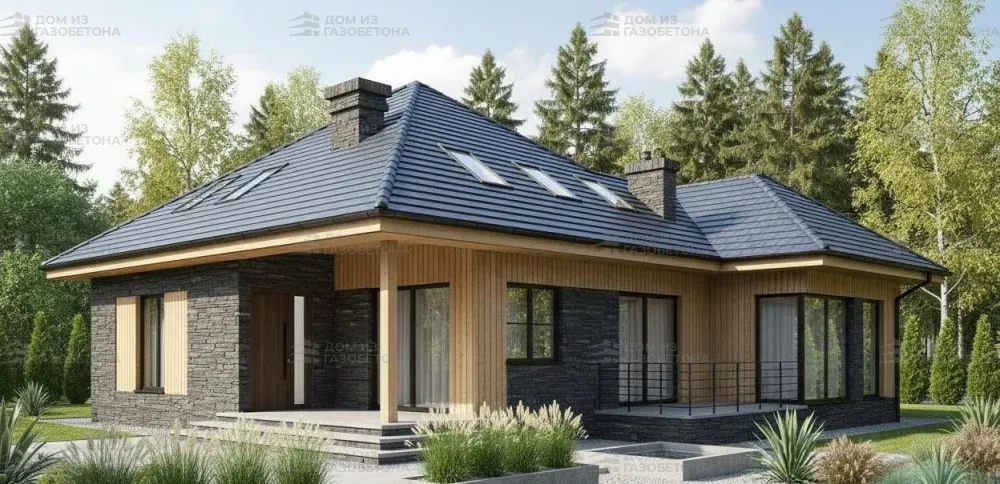 Проект Двухэтажный дом 11 на 17, 176 м2